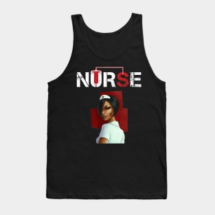 Womens RN CNA LPN Nurse Gifts Black Nurses T-Shirt Tank Top